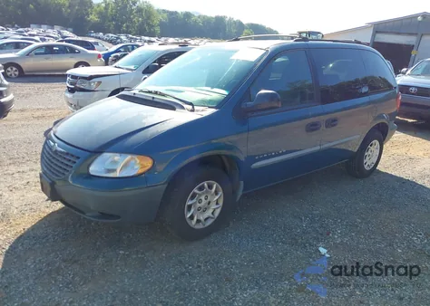 2001 Chrysler Voyager из США, поврежденный, VIN 1C4GJ25G21B101415